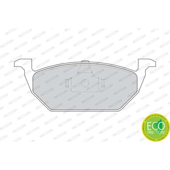 4 Plaquettes De Frein Ferodo Fdb1094