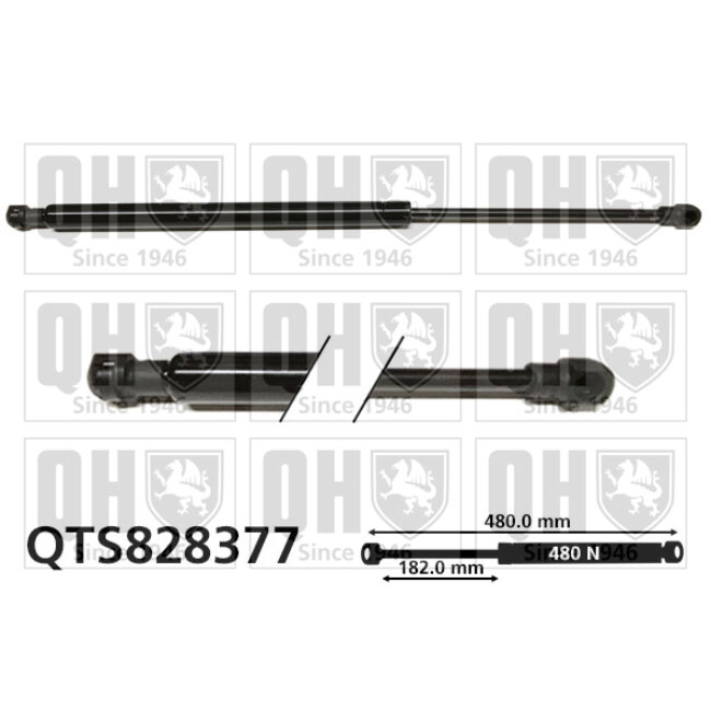 Vérin De Coffre Quinton Hazell Qts828377