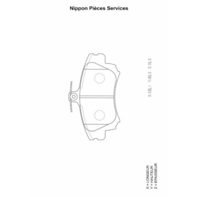 4 Plaquettes De Frein Nps M360i15