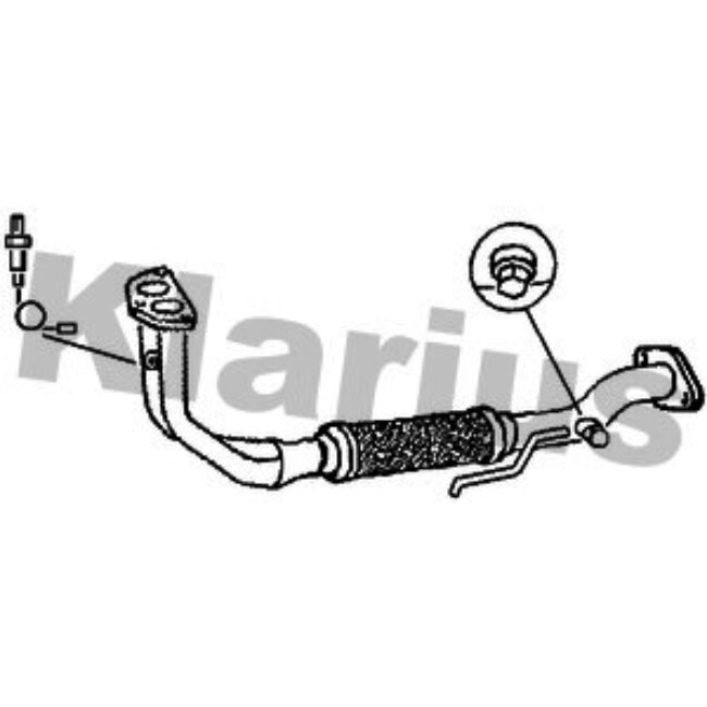 Tube D'échappement Klarius 301021