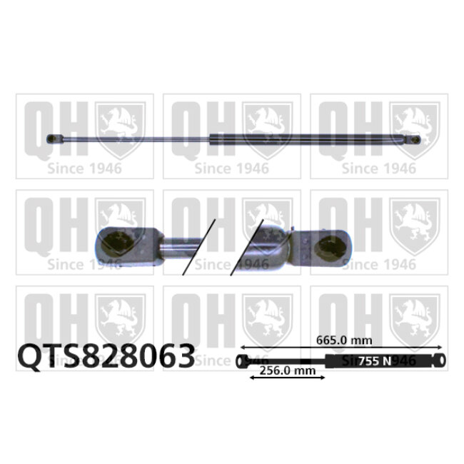 Vérin De Coffre Quinton Hazell Qts828063