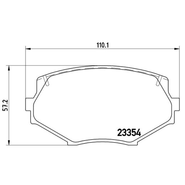 4 Plaquettes De Frein Brembo P49020