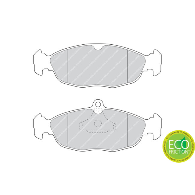 4 Plaquettes De Frein Ferodo Fdb4749