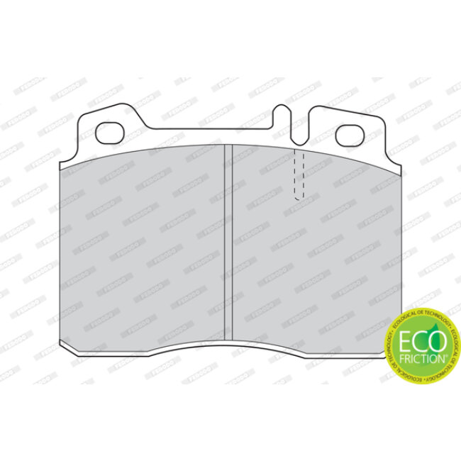 4 Plaquettes De Frein Ferodo Fdb1037