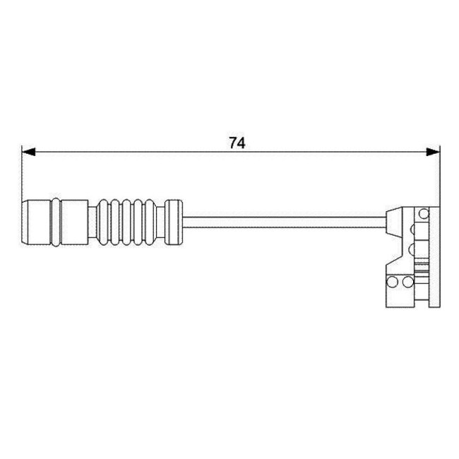 Témoin D'usure Bosch 1987473008