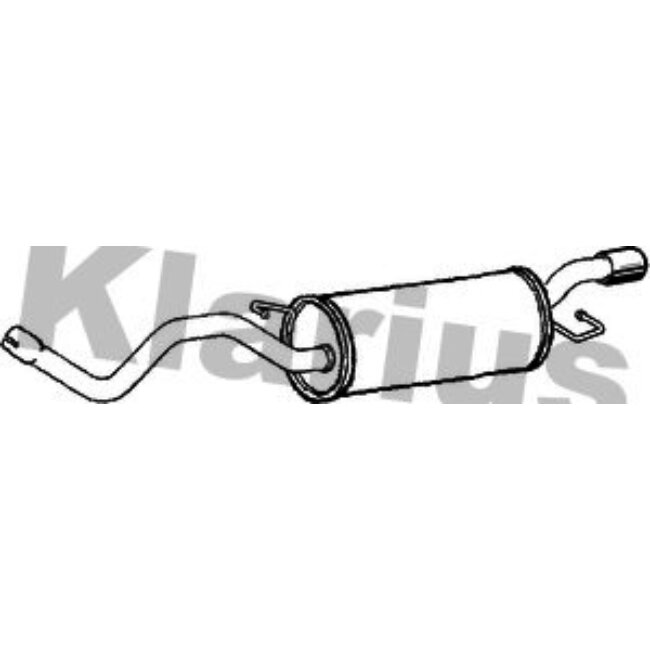 Silencieux Arrière Klarius 250657