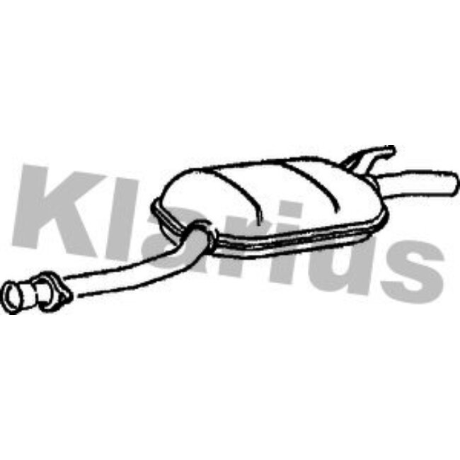 Silencieux Intermédiaire Klarius 220157