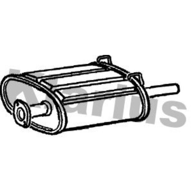 Silencieux Arrière Klarius 231414