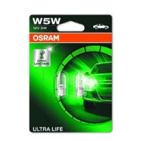 2 ampoules OSRAM Ultra Life W5W 12V 5W