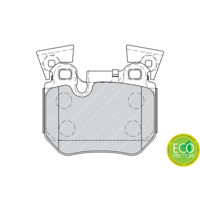 4 Plaquettes De Frein Ferodo Fdb4217