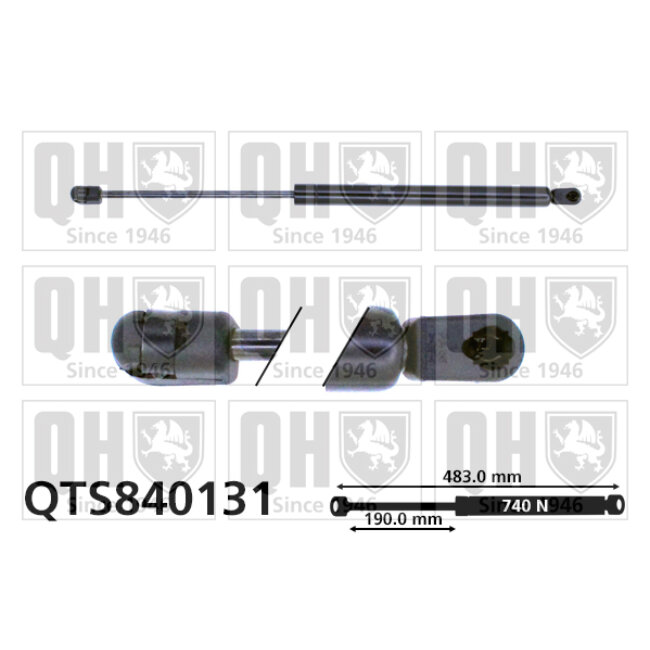 Vérin De Coffre Quinton Hazell Qts840131