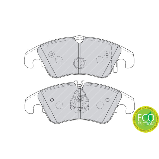 4 Plaquettes De Frein Ferodo Fdb4268