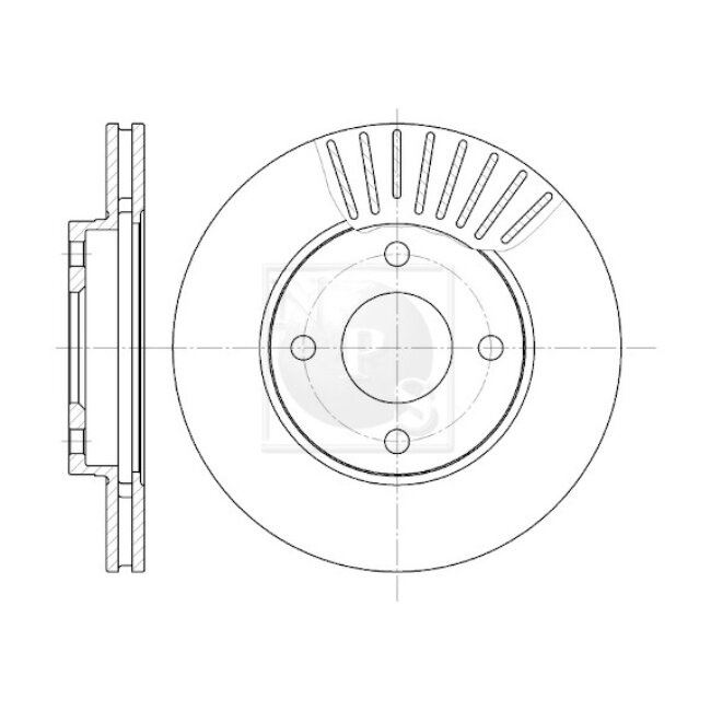 1 Disque De Frein Nps M330a81