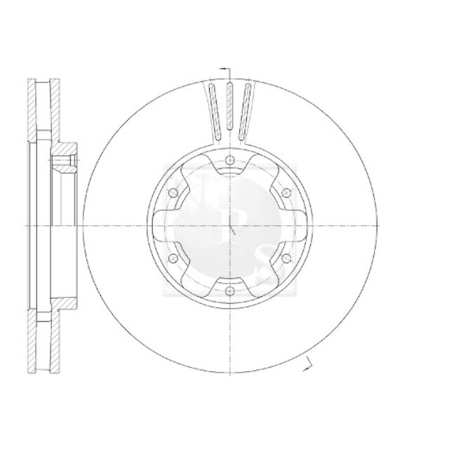 1 Disque De Frein Nps N330n104