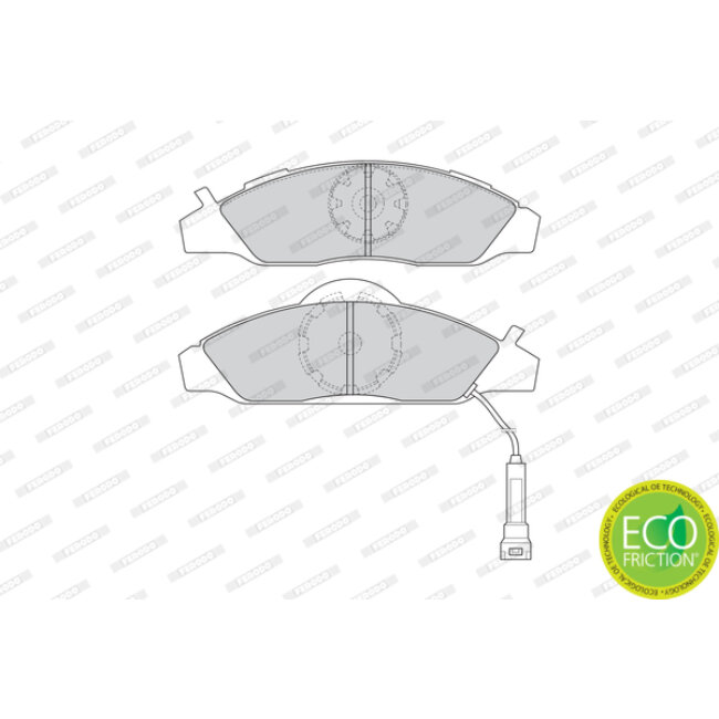 4 Plaquettes De Frein Ferodo Fdb1156