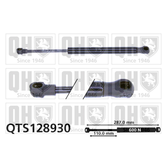 Vérin De Coffre Quinton Hazell Qts128930