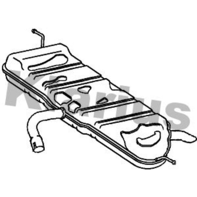 Silencieux Arrière Klarius 221067