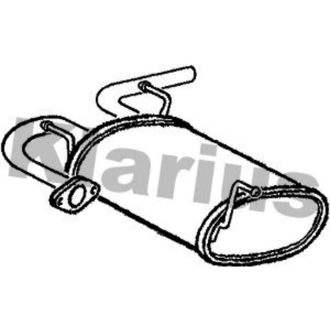 Silencieux Arrière Klarius 210791