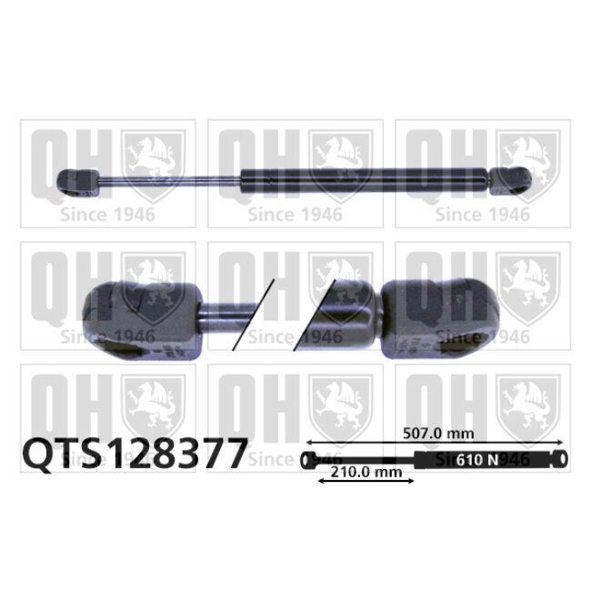 Vérin De Coffre Quinton Hazell Qts128377