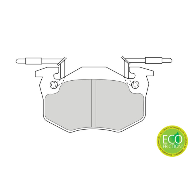 4 Plaquettes De Frein Ferodo Fdb428b