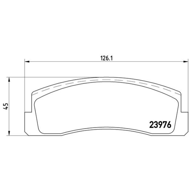 4 Plaquettes De Frein Brembo P41005