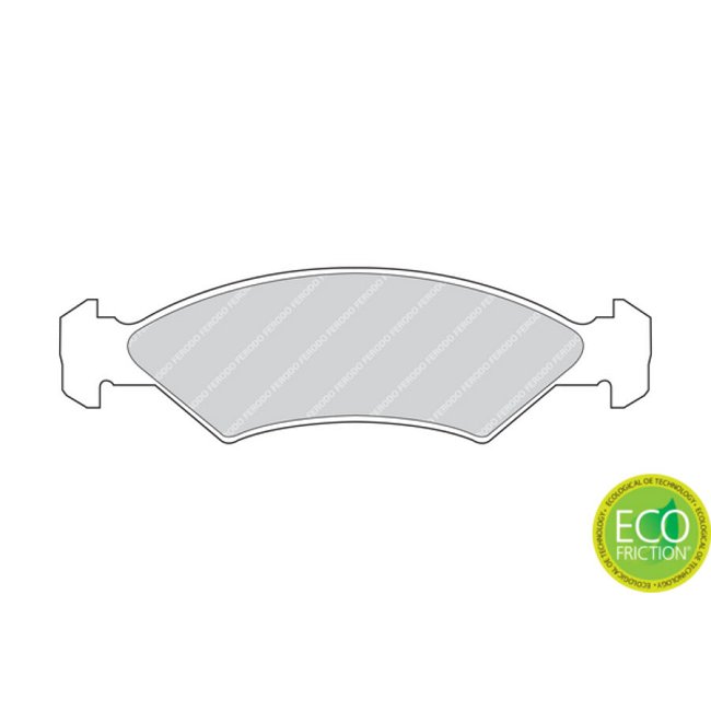 4 Plaquettes De Frein Ferodo Fdb365