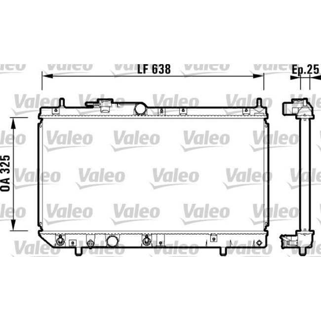 Radiateur De Refroidissement Valeo 734103