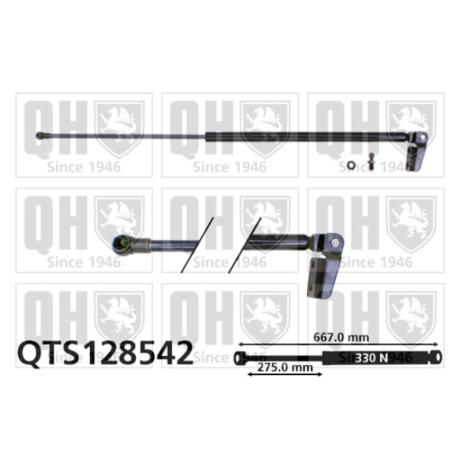 Vérin De Coffre Quinton Hazell Qts128542