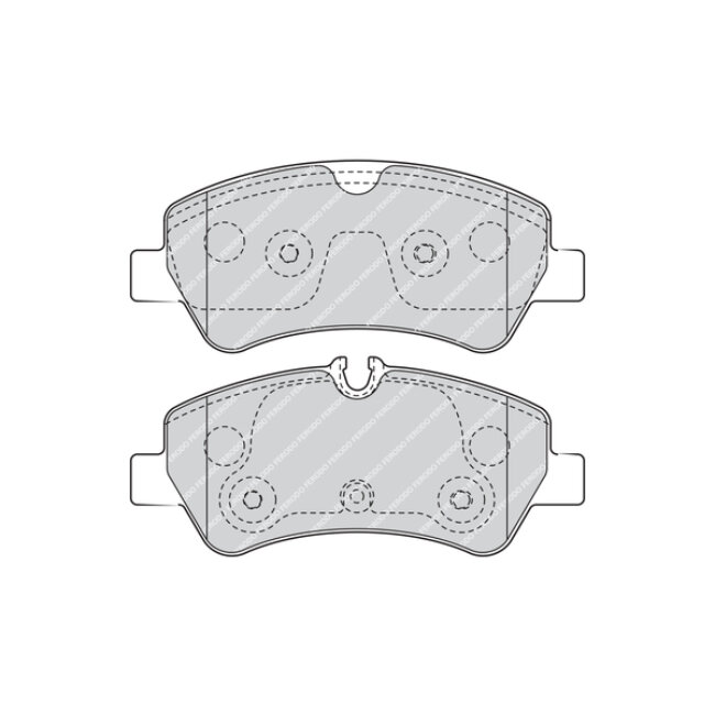 4 Plaquettes De Frein Ferodo Fvr4398