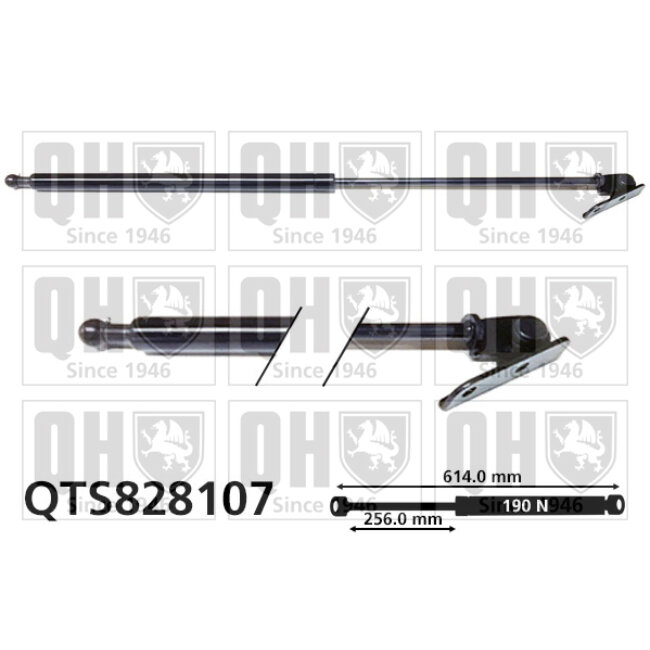 Vérin De Coffre Quinton Hazell Qts828107