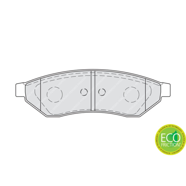 4 Plaquettes De Frein Ferodo Fdb1986