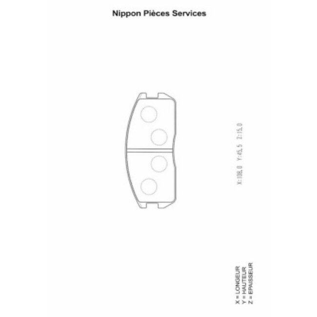 4 Plaquettes De Frein Nps M360i24