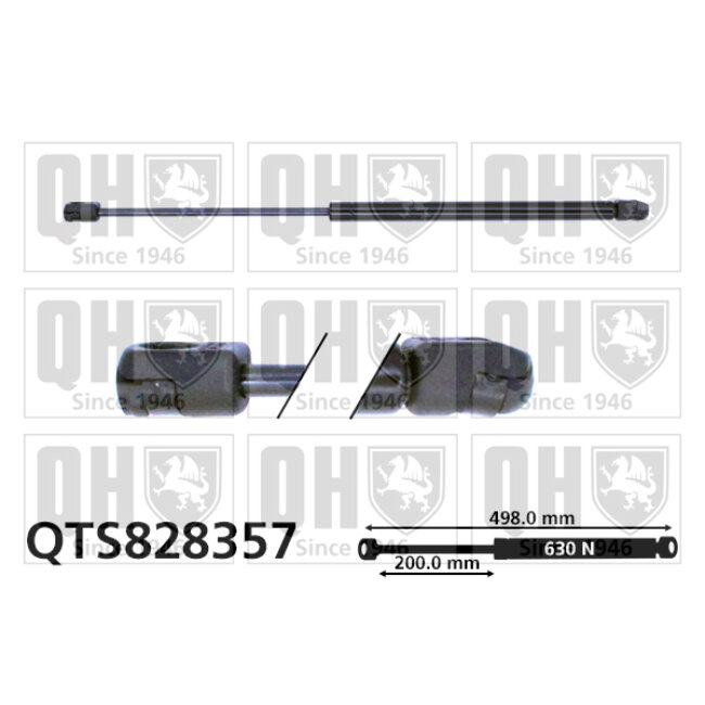 Vérin De Coffre Quinton Hazell Qts828357