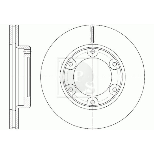 1 Disque De Frein Nps T330a72