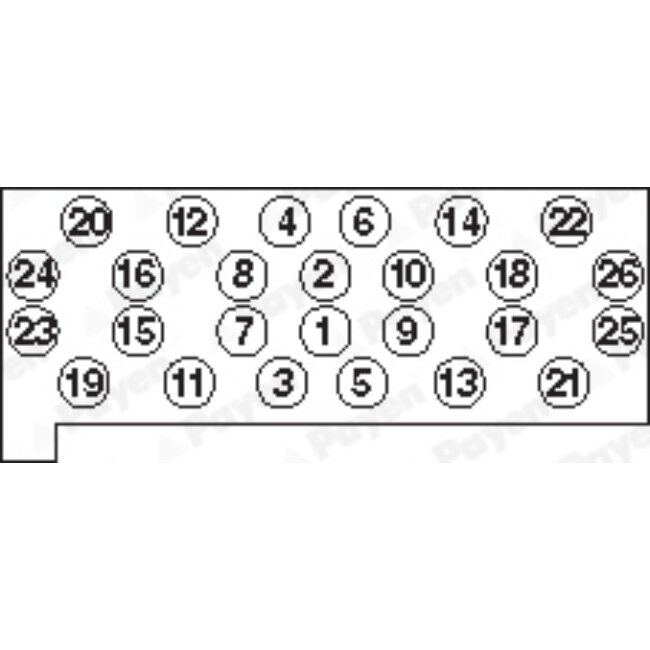 Jeu De Vis De Culasse Payen Hbs063