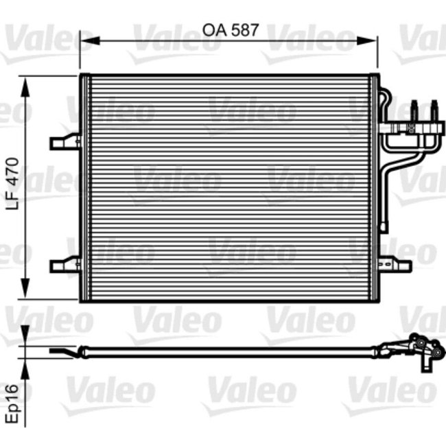 Condenseur Valeo 814185