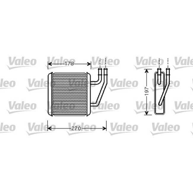 Radiateur De Chauffage Valeo 812361