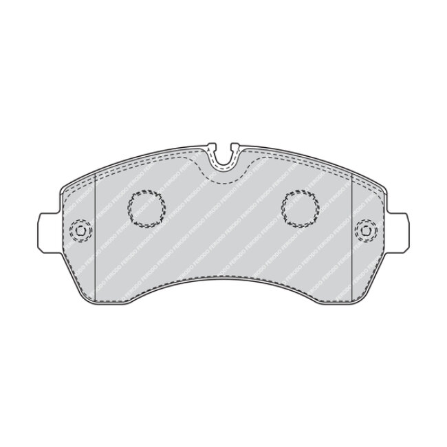 4 Plaquettes De Frein Ferodo Fvr4470