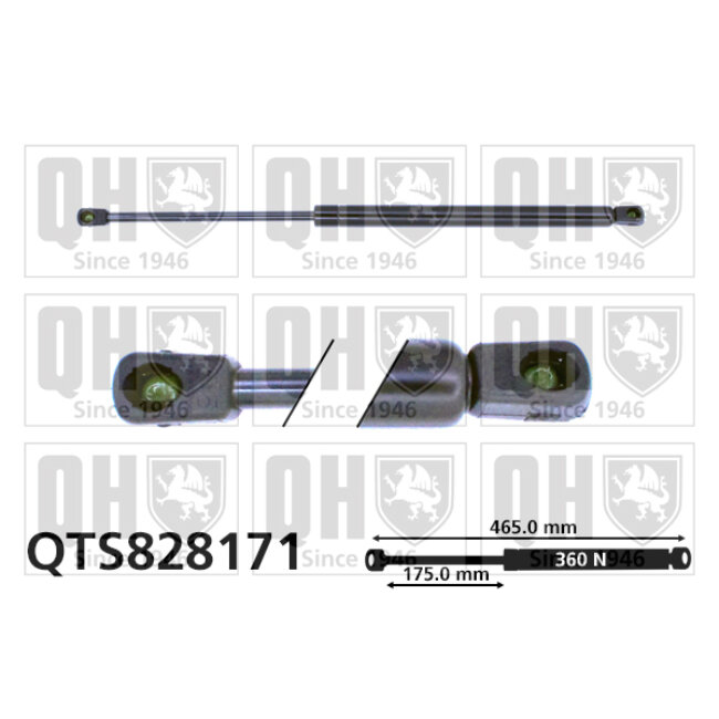 Vérin De Coffre Quinton Hazell Qts828171