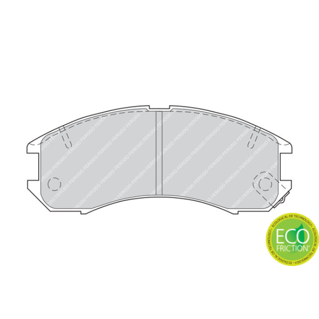 4 Plaquettes De Frein Ferodo Fdb576