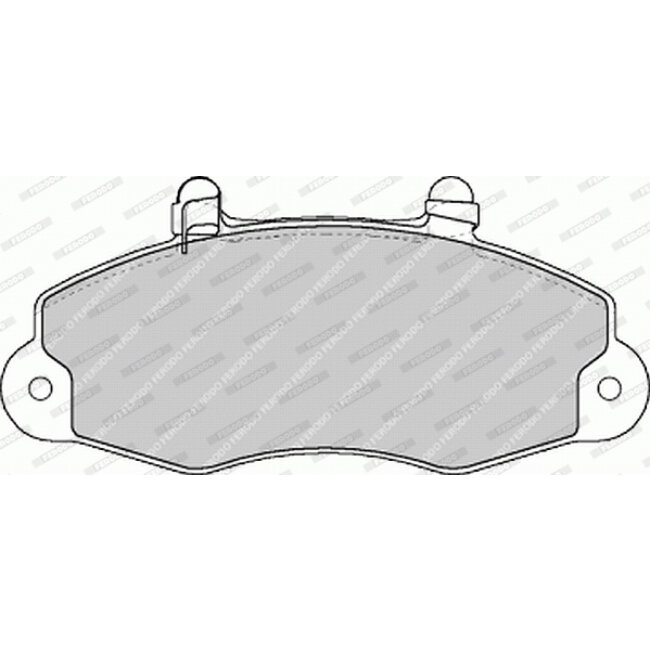 4 Plaquettes De Frein Ferodo Fvr1338