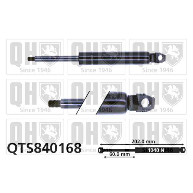 Vérin De Capot Quinton Hazell Qts840168