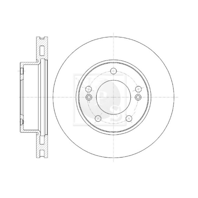 1 Disque De Frein Nps S330g06