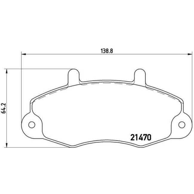4 Plaquettes De Frein Brembo P24032