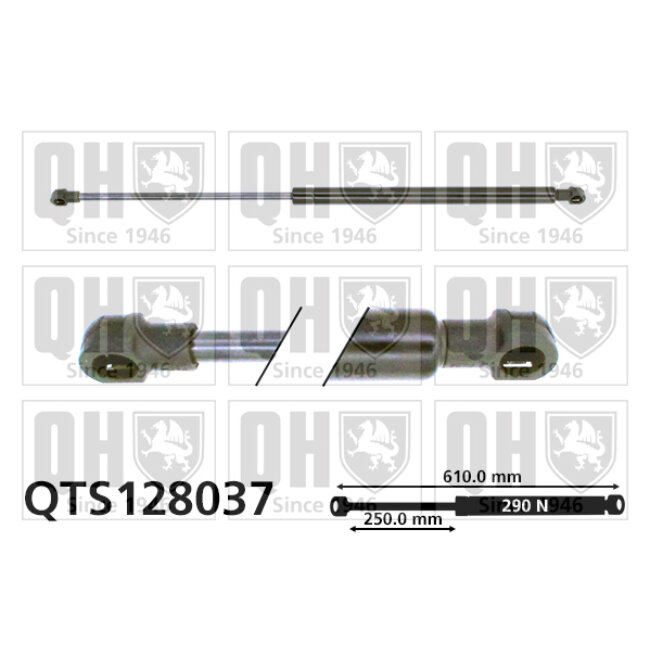 Vérin De Coffre Quinton Hazell Qts128037