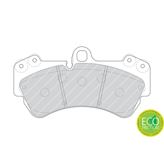 4 Plaquettes De Frein Ferodo Fdb1625