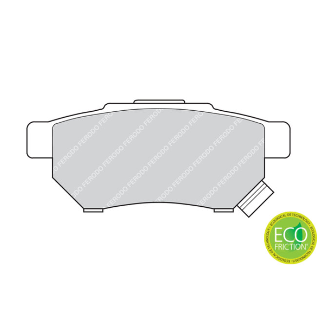4 Plaquettes De Frein Ferodo Fdb621