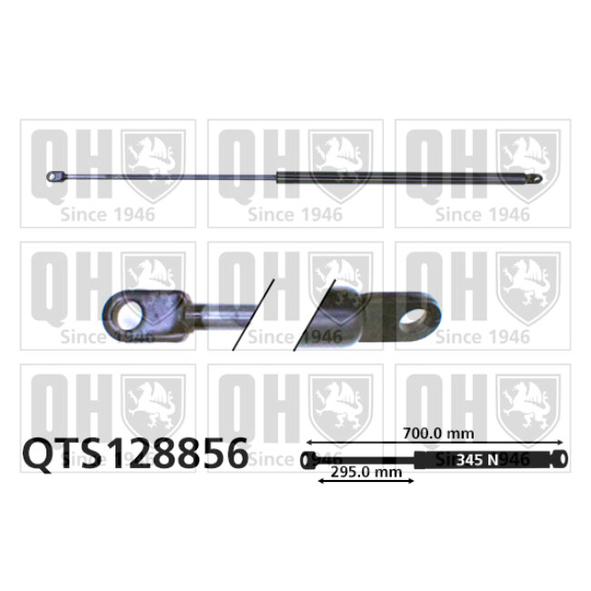 Vérin De Coffre Quinton Hazell Qts128856