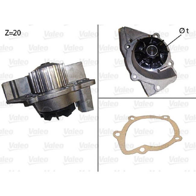 Pompe À Eau Valeo 506531