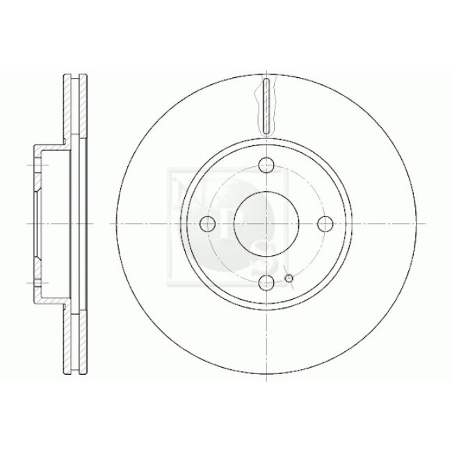 1 Disque De Frein Nps M330a64